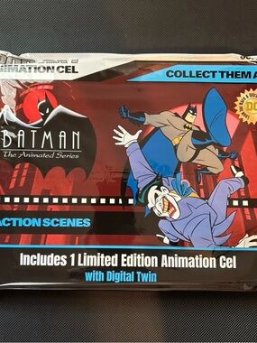 Batman Action Scenes Animation Cel Set - Dc comics